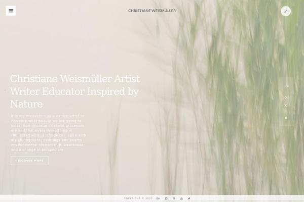 Kinetika theme site design template sample