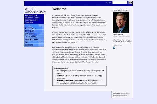 Oulipo theme site design template sample