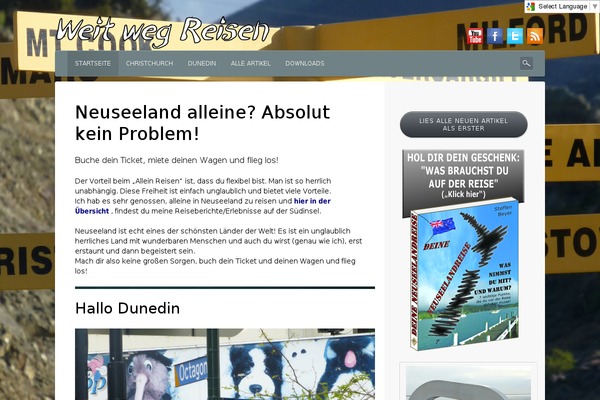 Dejavu theme site design template sample