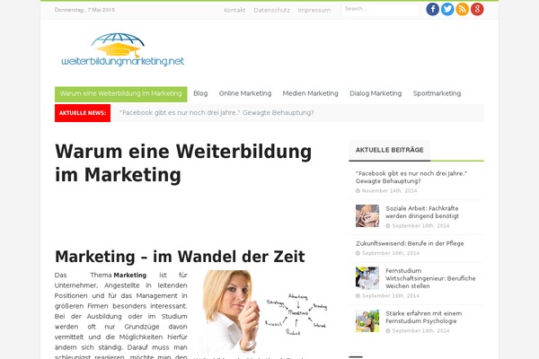 Journal theme site design template sample