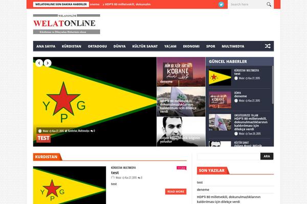NanoMag theme site design template sample