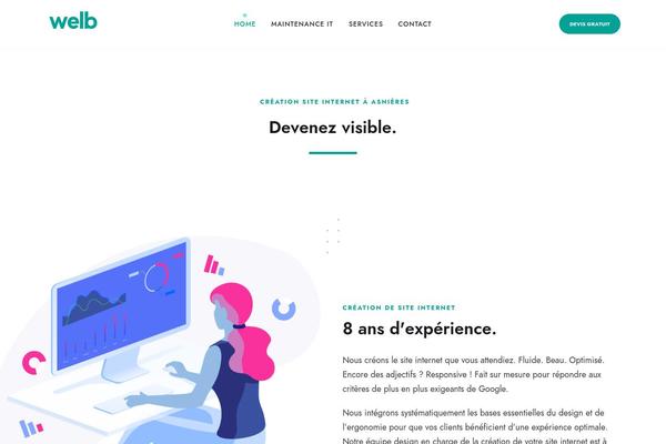 SEOCrawler theme site design template sample
