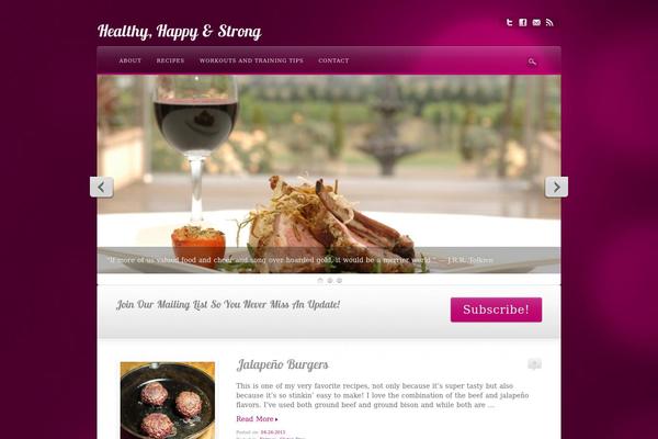 Awake theme site design template sample