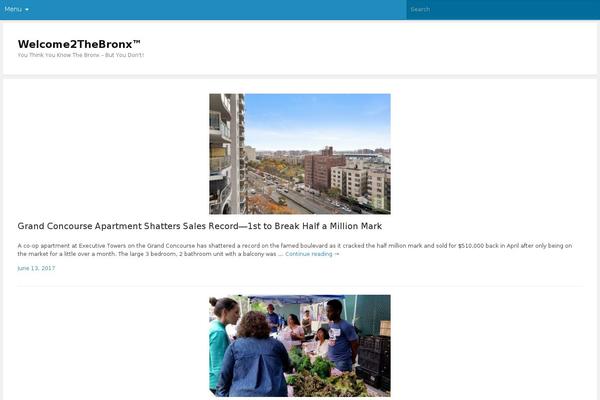The Voux theme site design template sample