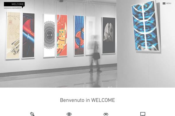 Welcome theme site design template sample
