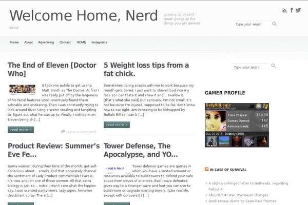 evolve theme site design template sample