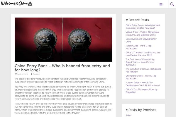 Radiate theme site design template sample