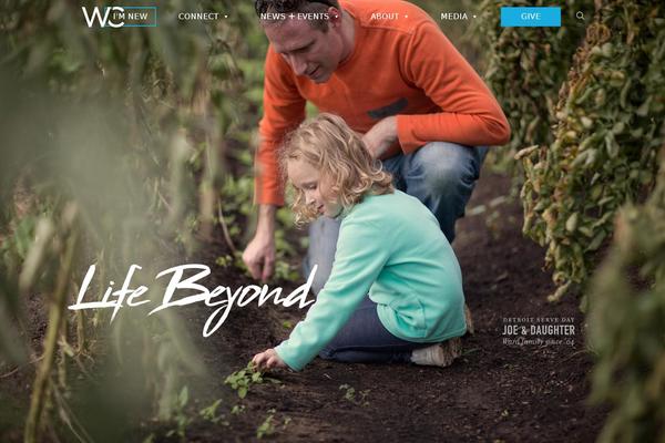 Salient Child theme site design template sample