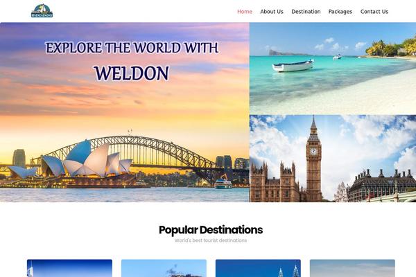 Site using Grandtour-custom-post plugin