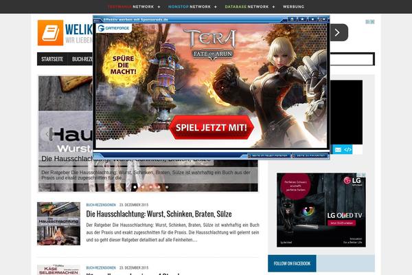 Standard theme site design template sample