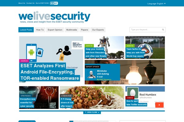 eset theme websites examples