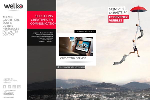 Vitrux theme site design template sample