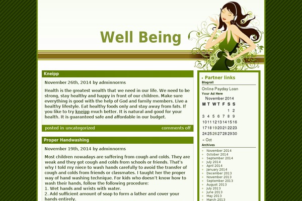 well-beingz.com site used Evolutionofdance
