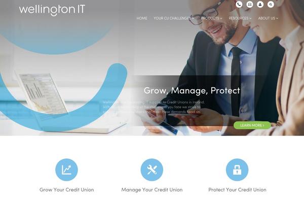 Wellington theme site design template sample