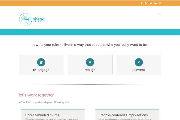 Avada theme site design template sample