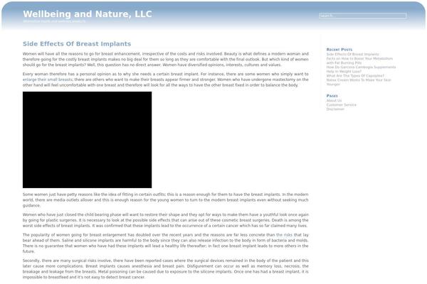 Evanescence theme site design template sample