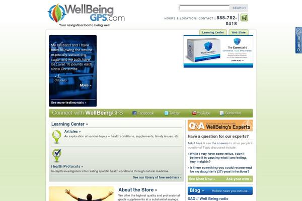 WellBeing theme websites examples