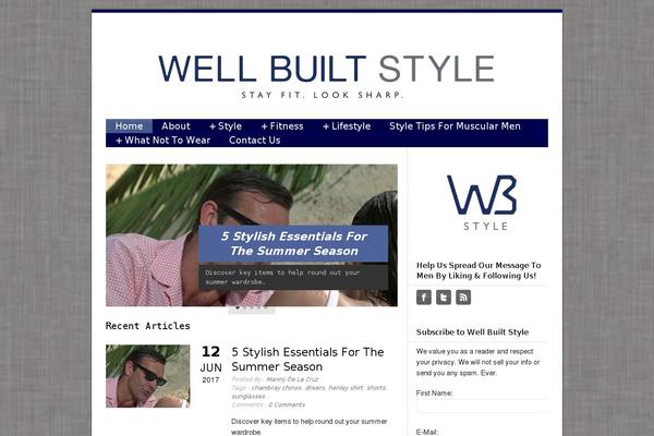 Site using Blog Designer plugin