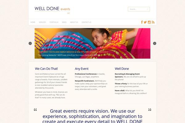 WDE theme websites examples