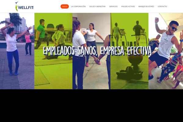 GetFit theme site design template sample