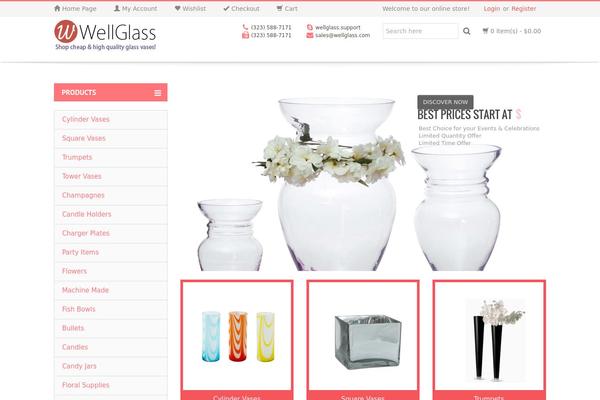 Venedor theme site design template sample