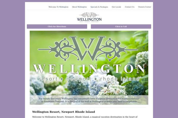 Wellington theme site design template sample