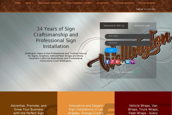 Tiger theme site design template sample