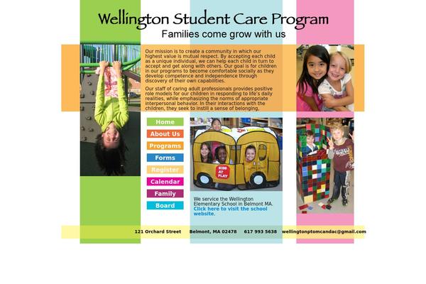 Wellington theme site design template sample