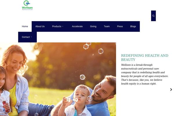 Salient Child theme site design template sample