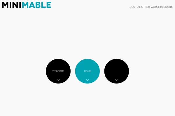 Minimable theme site design template sample