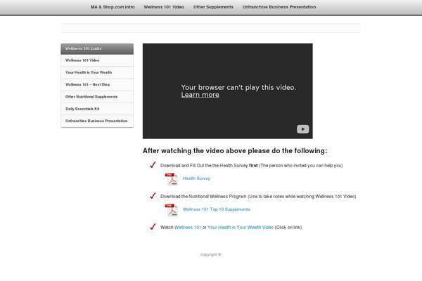 Site using WP-EVS (EasyVideoSuite WordPress plugin) plugin