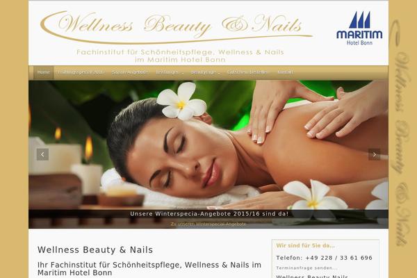 evolve theme site design template sample