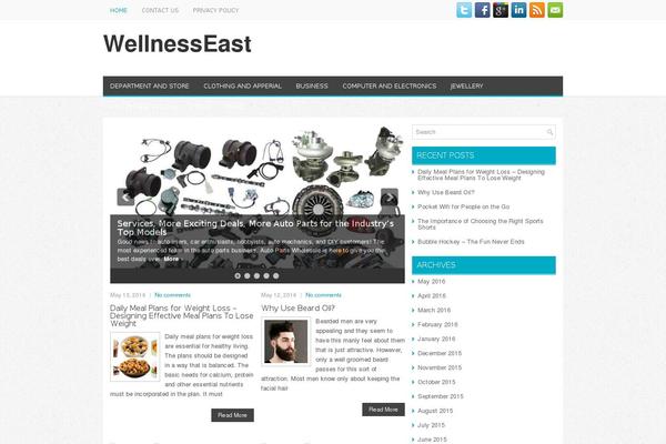 Techmod theme site design template sample