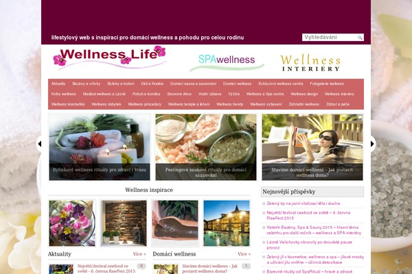 wellnesslife.cz site used WP-MediaMag