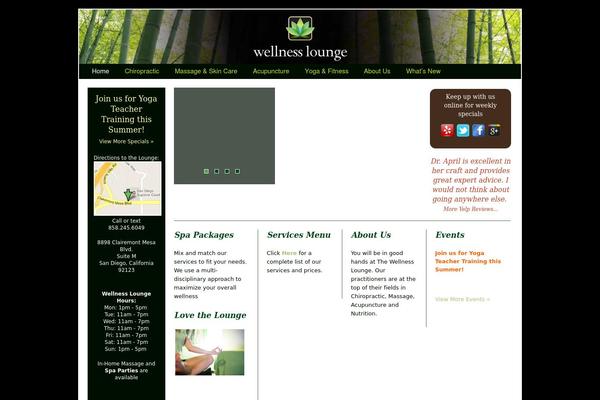 Sliding Door theme site design template sample