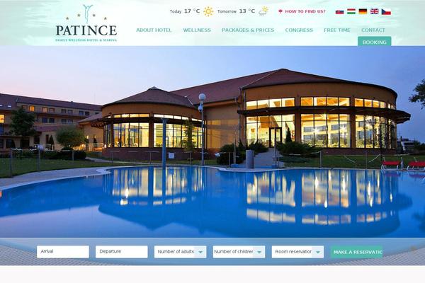 Site using Mkdf-hotel plugin