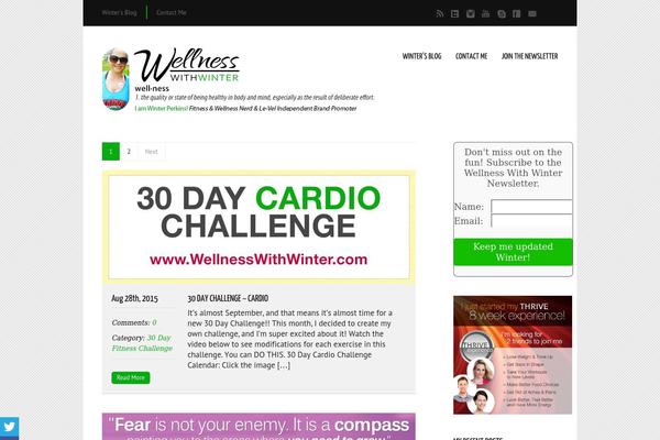wellnesswithwinter.com site used Balance