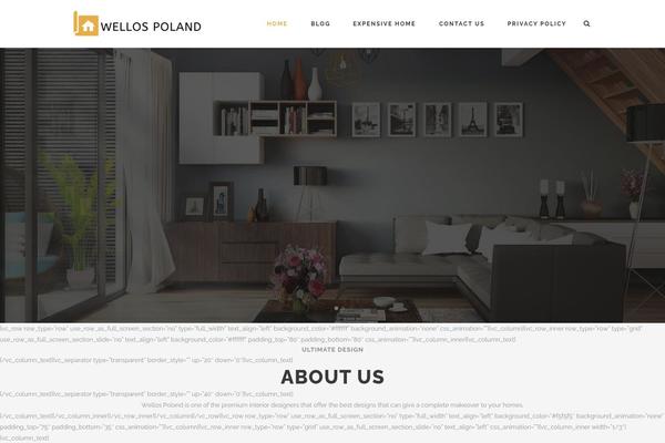 Stockholm theme site design template sample