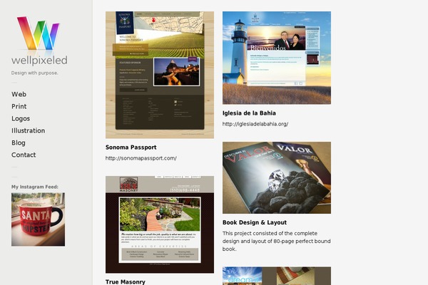 Touchfolio theme site design template sample