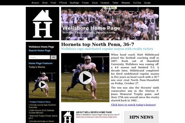 wellsborohomepage.com site used Homepage