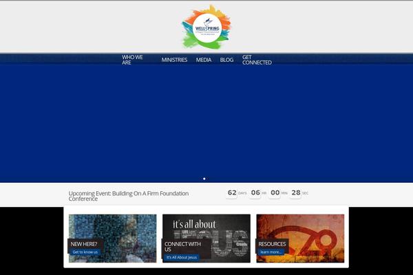 Wellspring website example screenshot