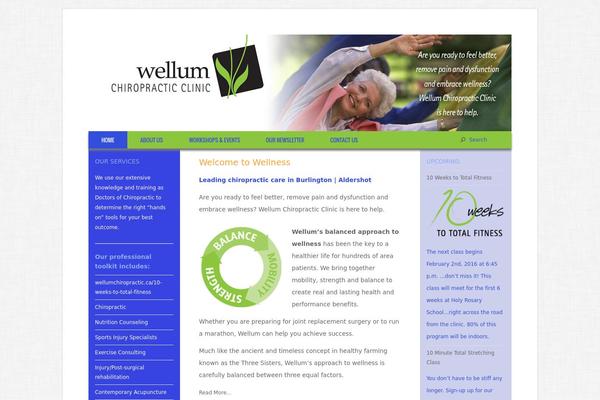 Organic Magazine theme site design template sample