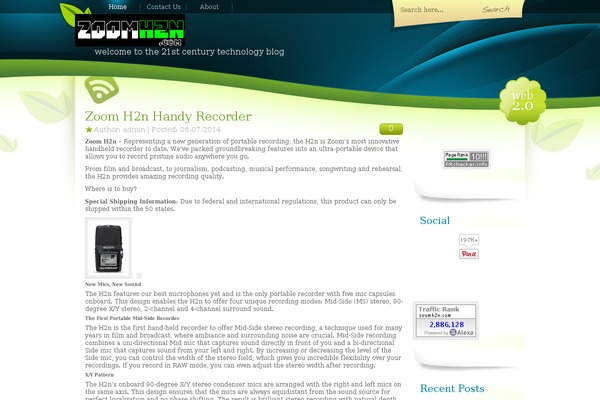 Freshcitrus theme site design template sample