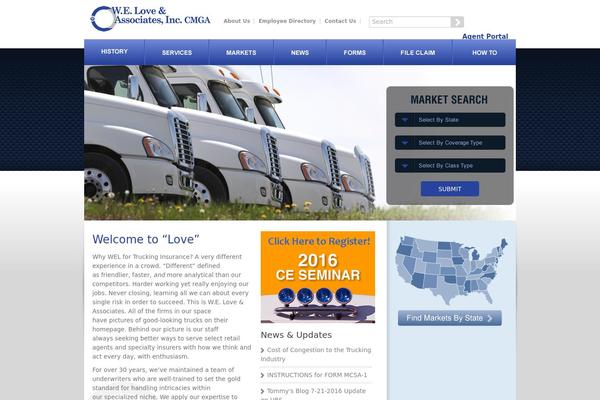 Love theme site design template sample