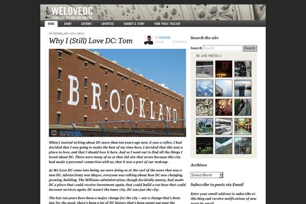 Site using Slickr Flickr plugin