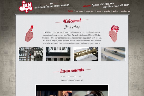 Salient Child theme site design template sample