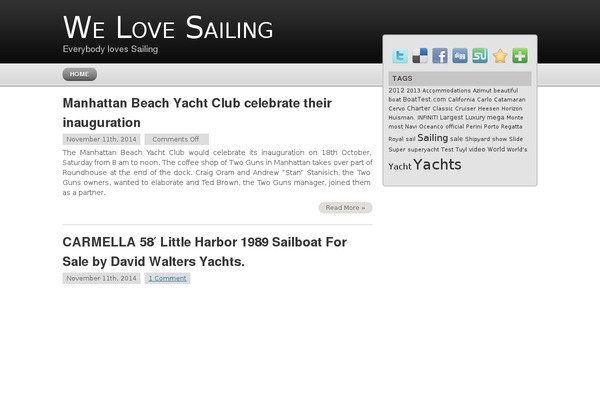 Site using Facebook Widget plugin