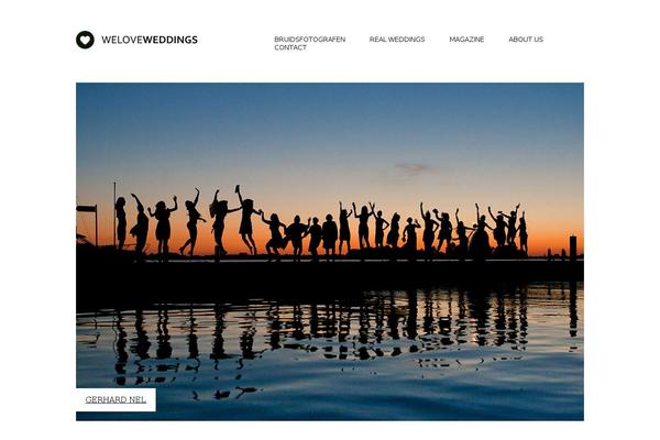 Weddings theme site design template sample