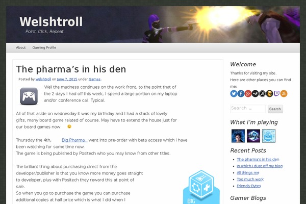 Twenty Sixteen theme site design template sample