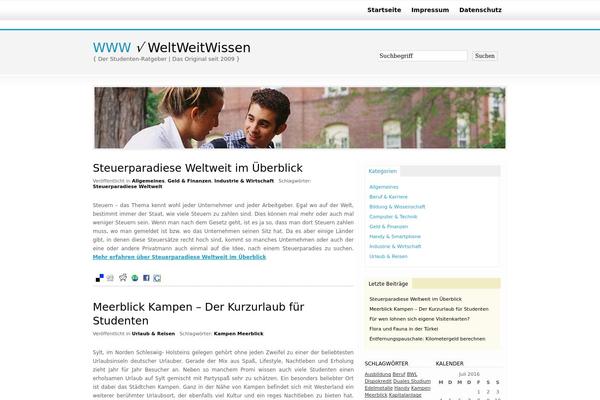 Edujournal theme site design template sample